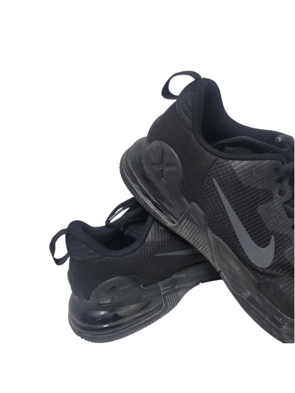 NIKE AIR MAX ALPHA TRAINER 5 BLACK/SMOKE GREY SIZE MEN'S 13 Pre-owned Condition